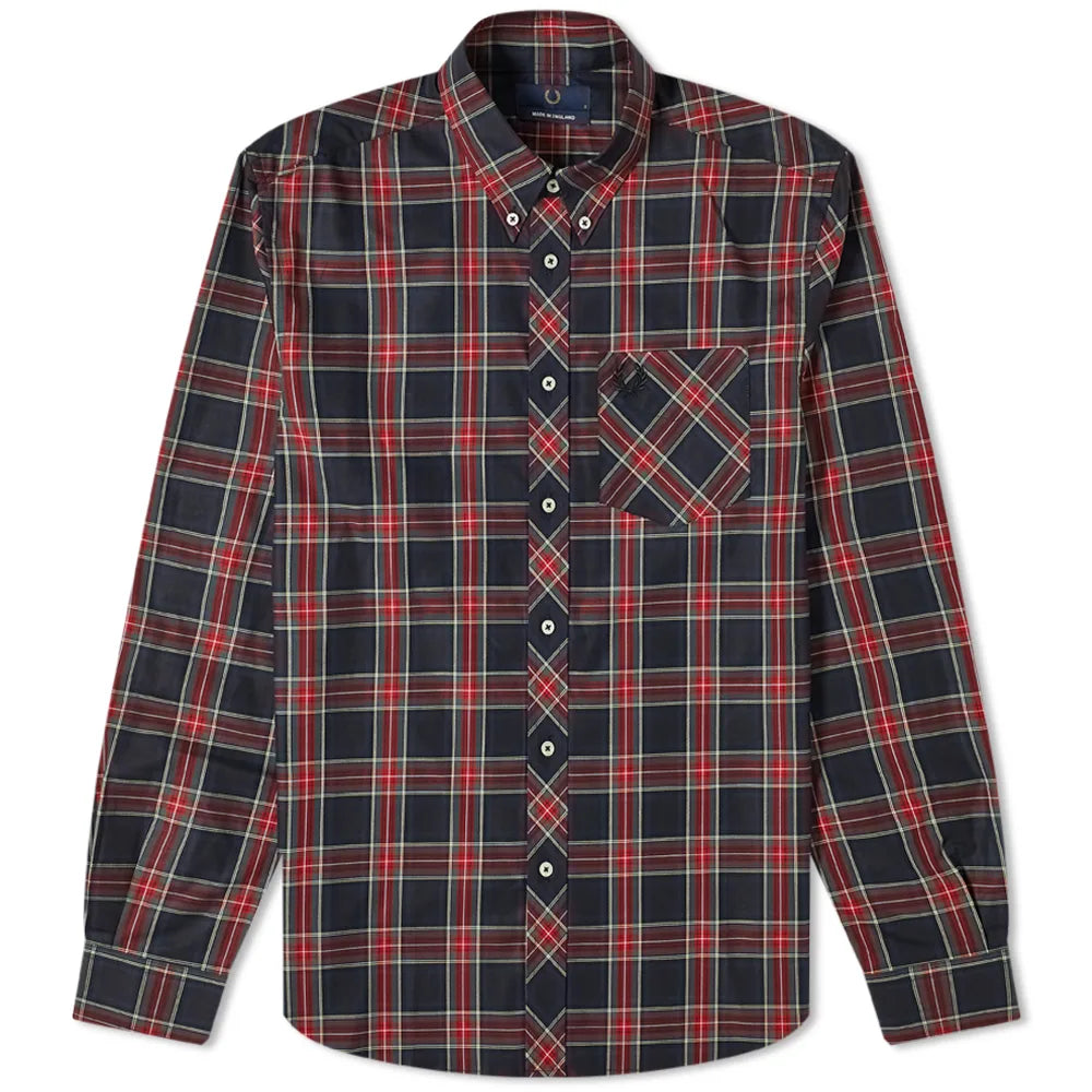 MADE IN ENGLAND Fred Perry Tartan long sleeve