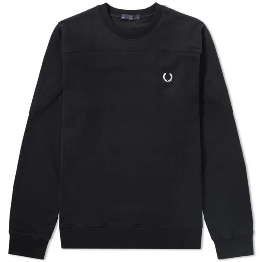 Fred Perry Laurel Shoulder Panel sweatshirt made in Portugal