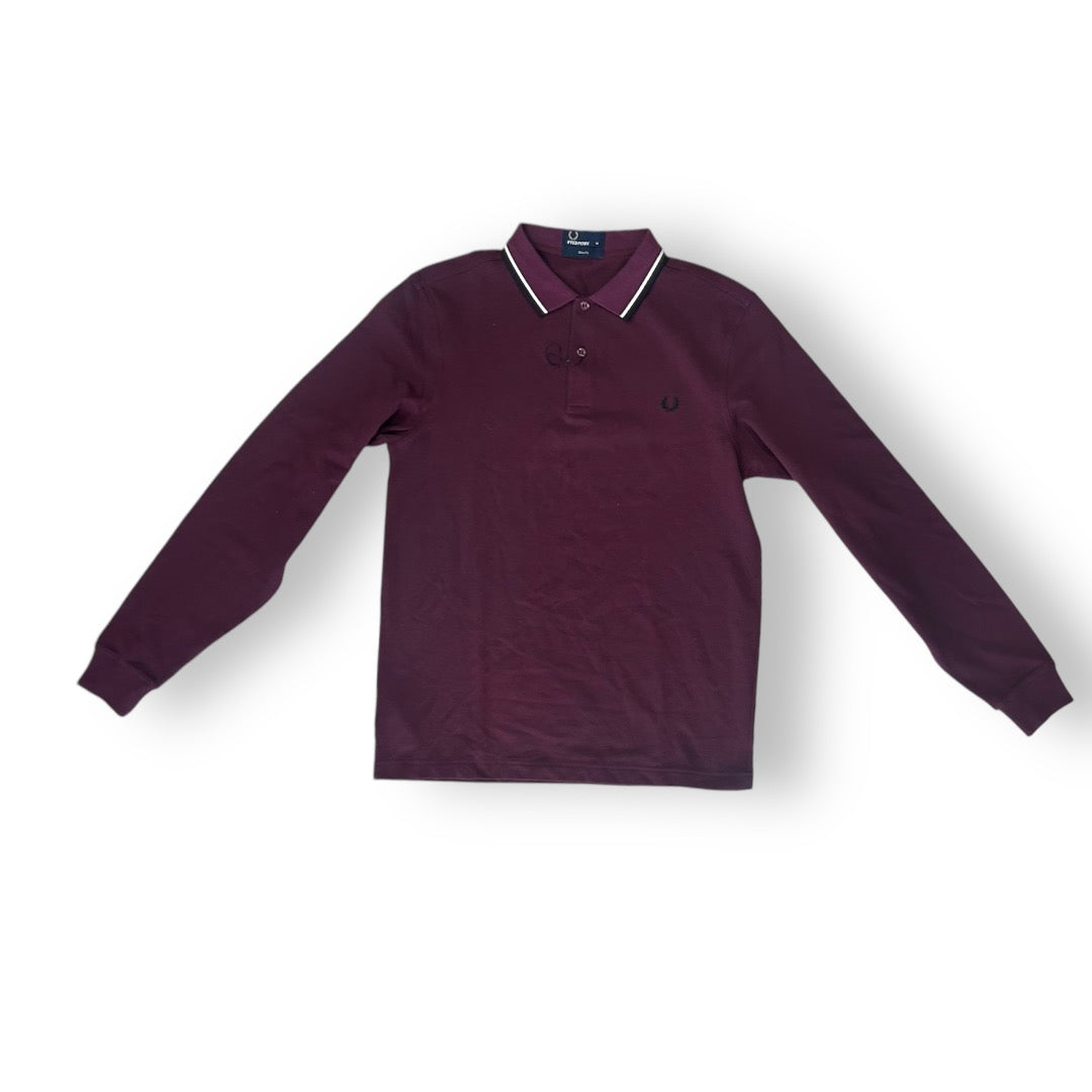 Fred perry long sleeve polo deals