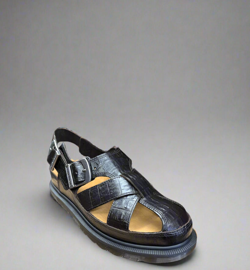 Fisherman Crocodile Analine Sandal