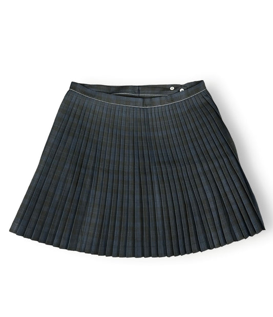 Fred Perry Black x Le Kilt Tonal Tartan Tennis Skirt
