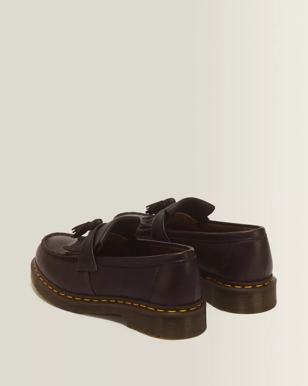 Adrian Yellow Stitch Ambassador Leather Loafers