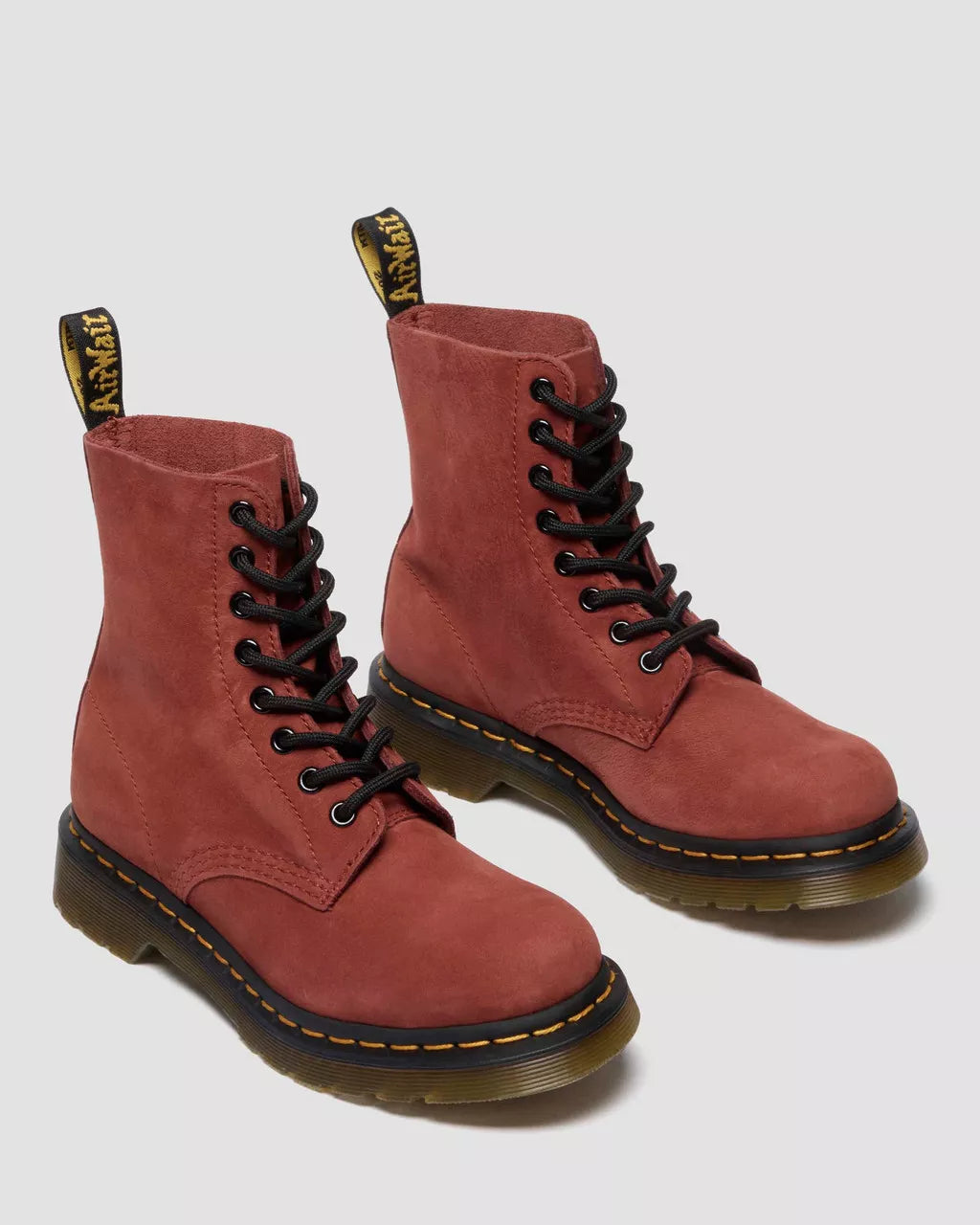 1460 Pascal Oxblood Suede Lace Up Boot