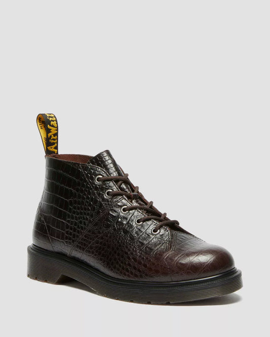 Church Crocodile Analine Leather Ankle Monkey Boots