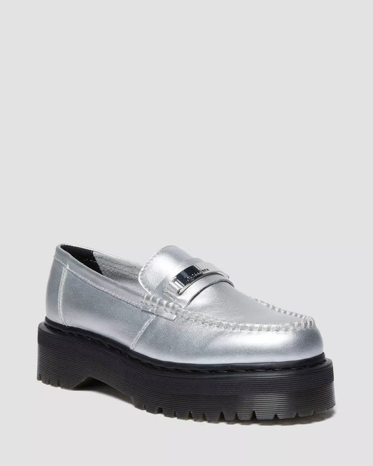 Penton Ii Quad Metallic Leather Loafers