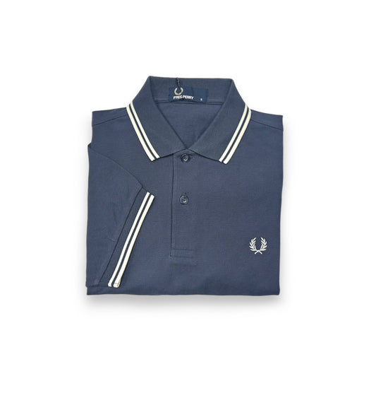 Fred Perry Twin Tipped Polo (Darkairforce)