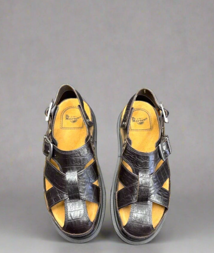 Fisherman Crocodile Analine Sandal