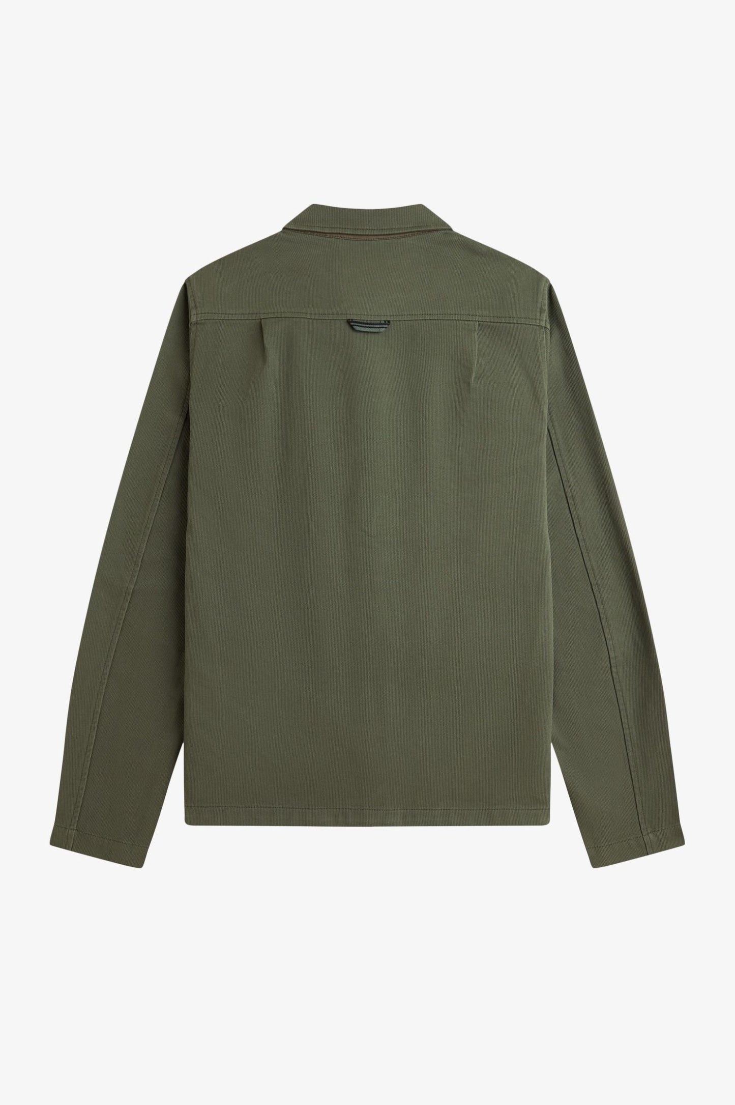 Green jacket on a white background
