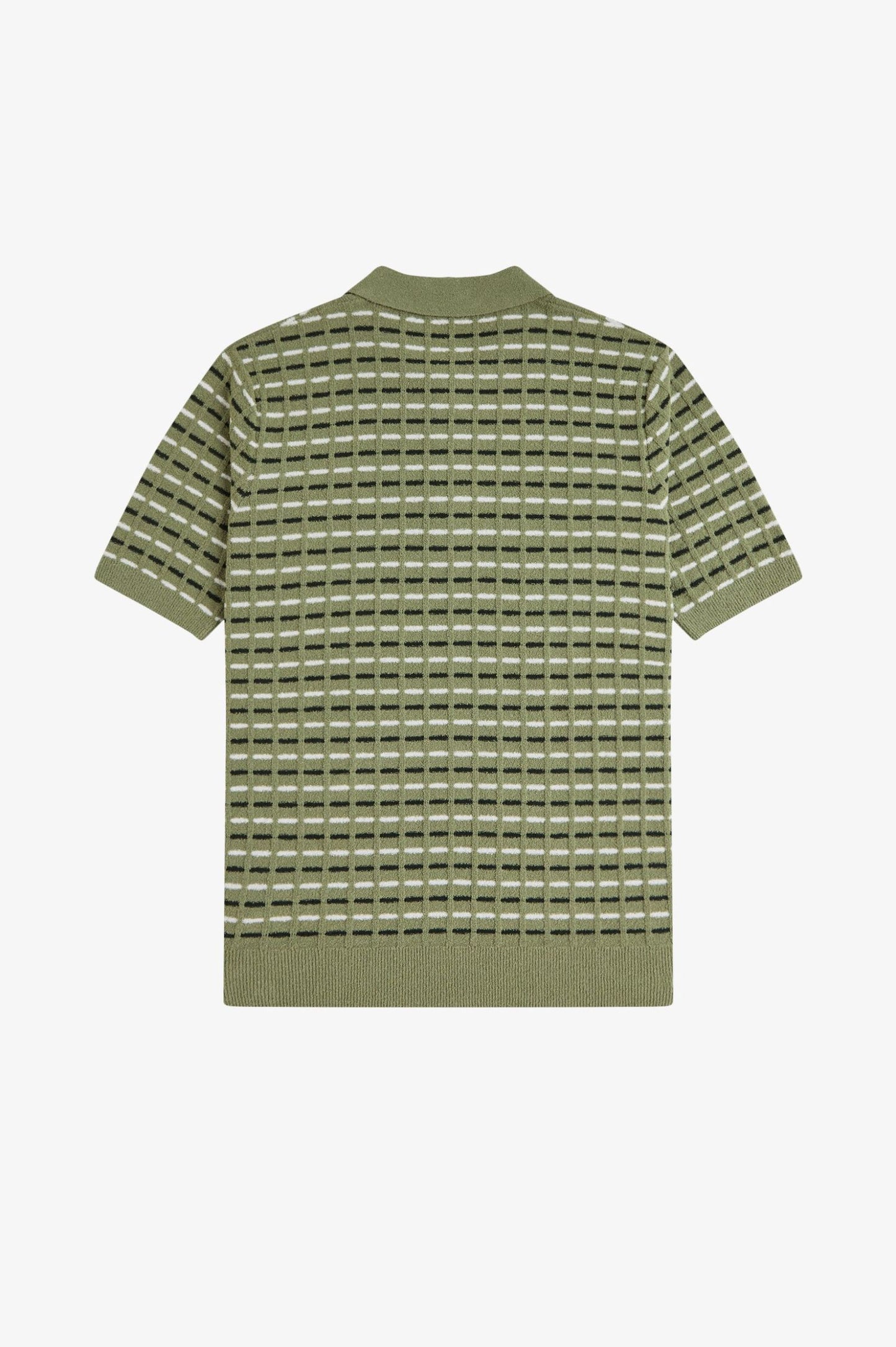 Fred Perry Boucle Ribbed Knitted Shirt