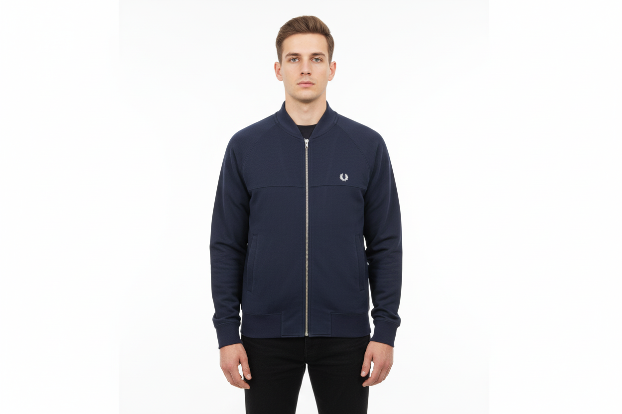 Fred Perry Dark Blue Zip Up