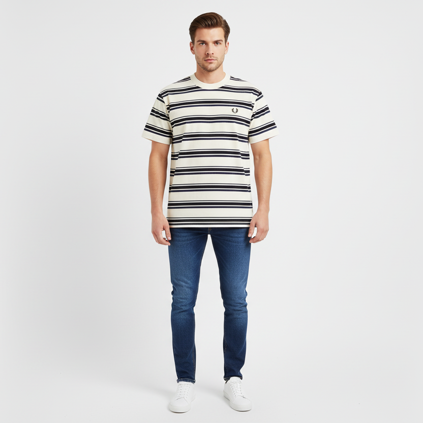 Fred Perry Relaxed Stripe T-Shirt – Posers Hollywood