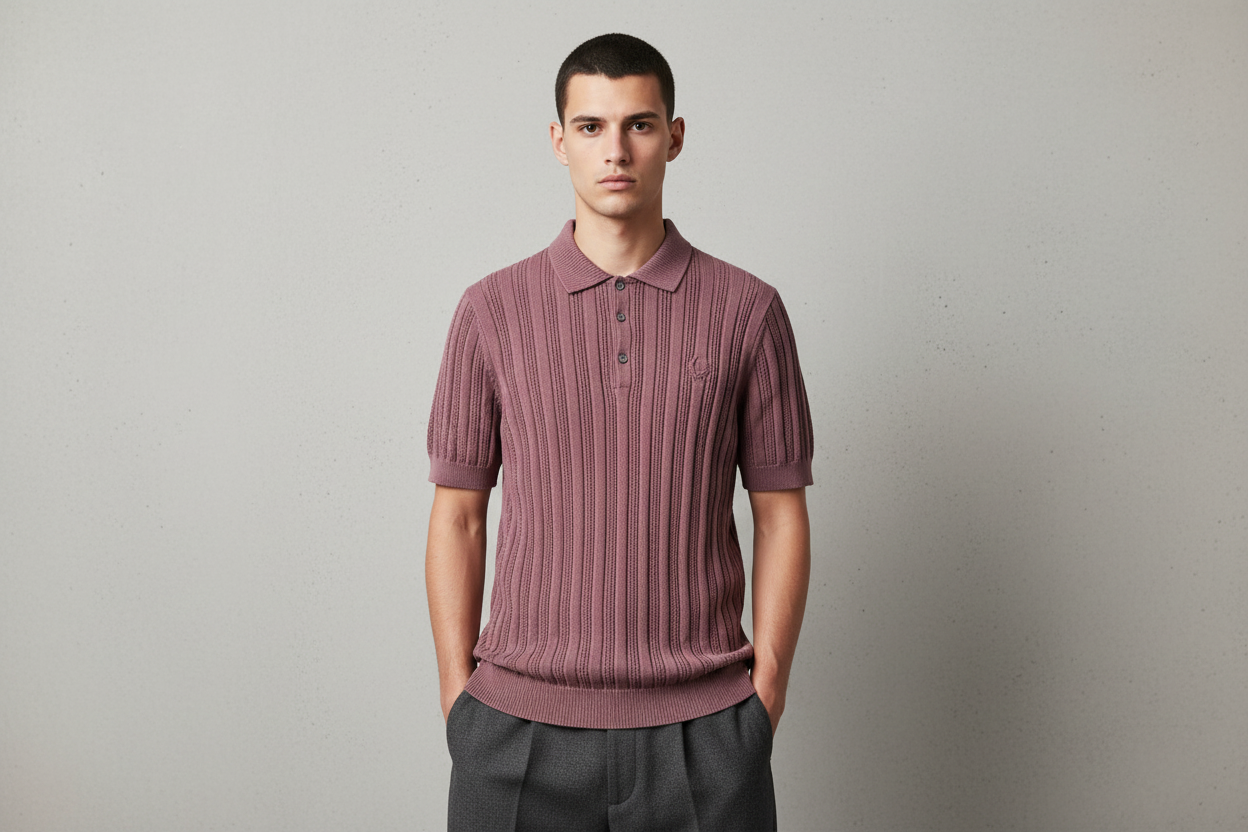 Fred Perry X Raf Simons Knitted Polo – Posers Hollywood Fred Perry X Raf Simons Knitted Polo – Posers Hollywood