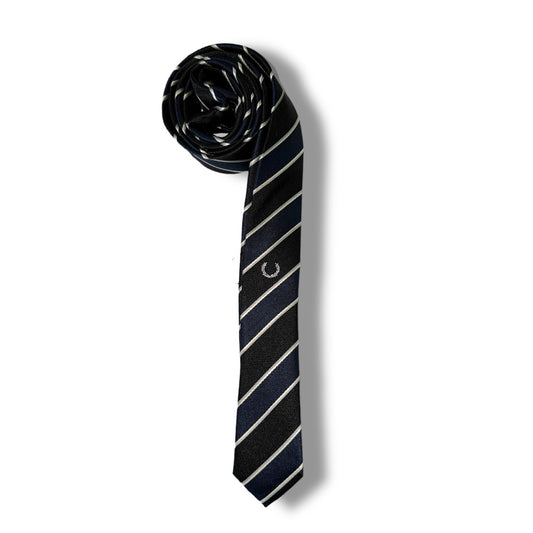 Navy / Black College Stripe Tie