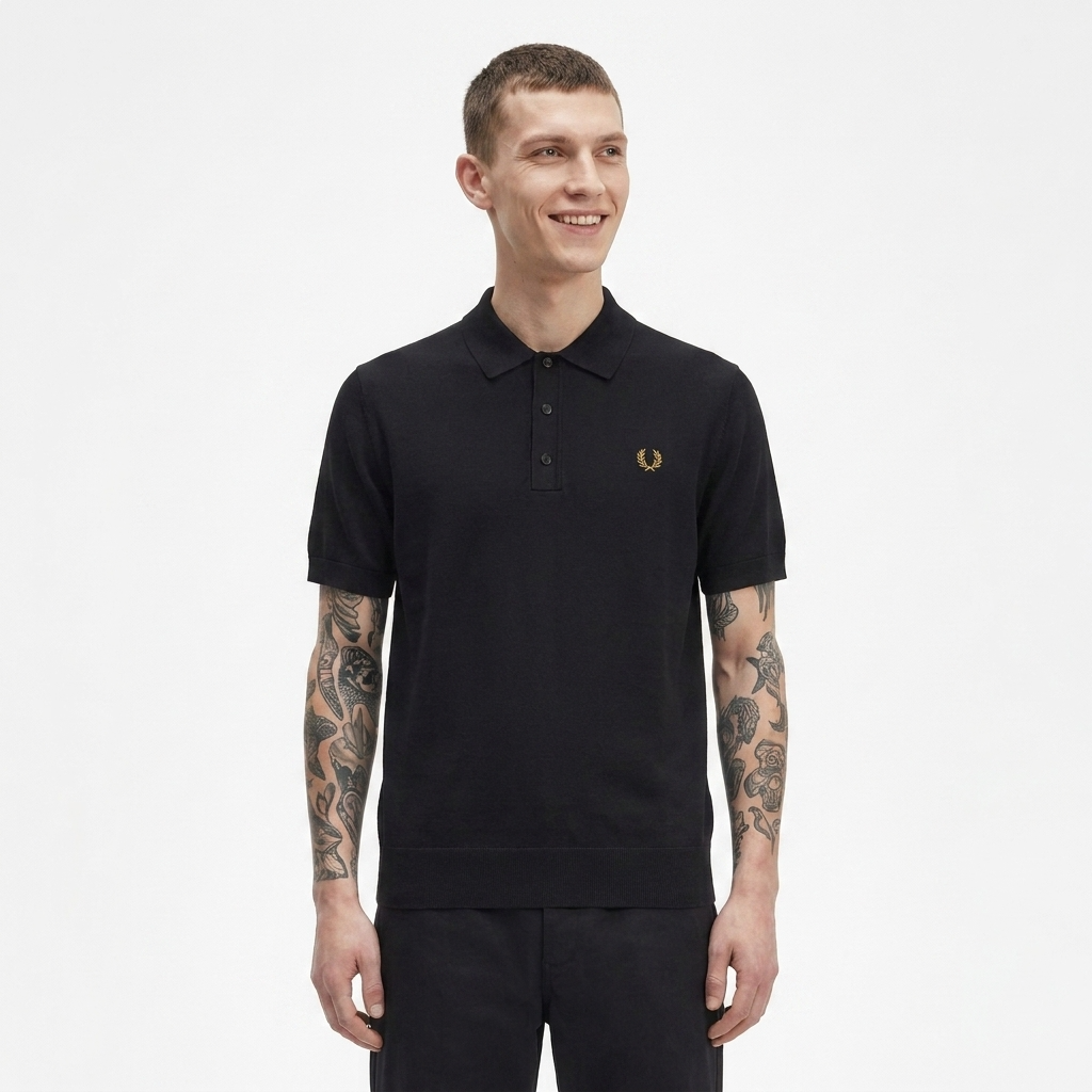 Fred Perry Cotton Knitted Shirt