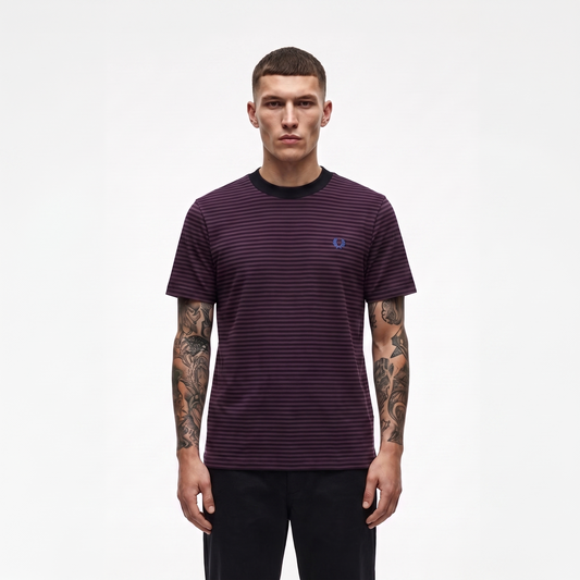 Fred Perry Fine Stripe Heavyweight T-Shirt