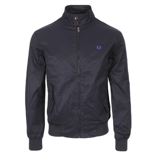 DRAKES LINED NAVY MADE IN ENGLAND HARRINGTON JACKET