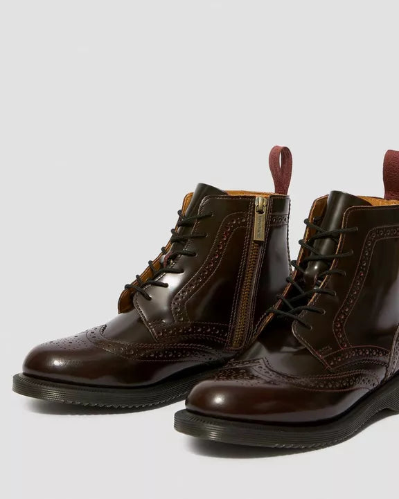 DELPHINE CHERRY RED ARCADIA DRESS BOOT