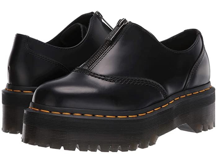 1461 AURIAN II BLACK SMOOTH ZIP