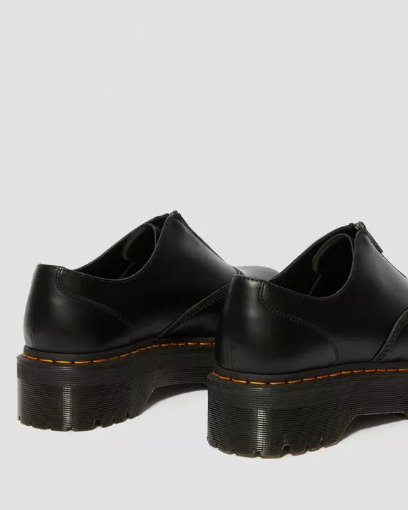 1461 AURIAN II BLACK SMOOTH ZIP