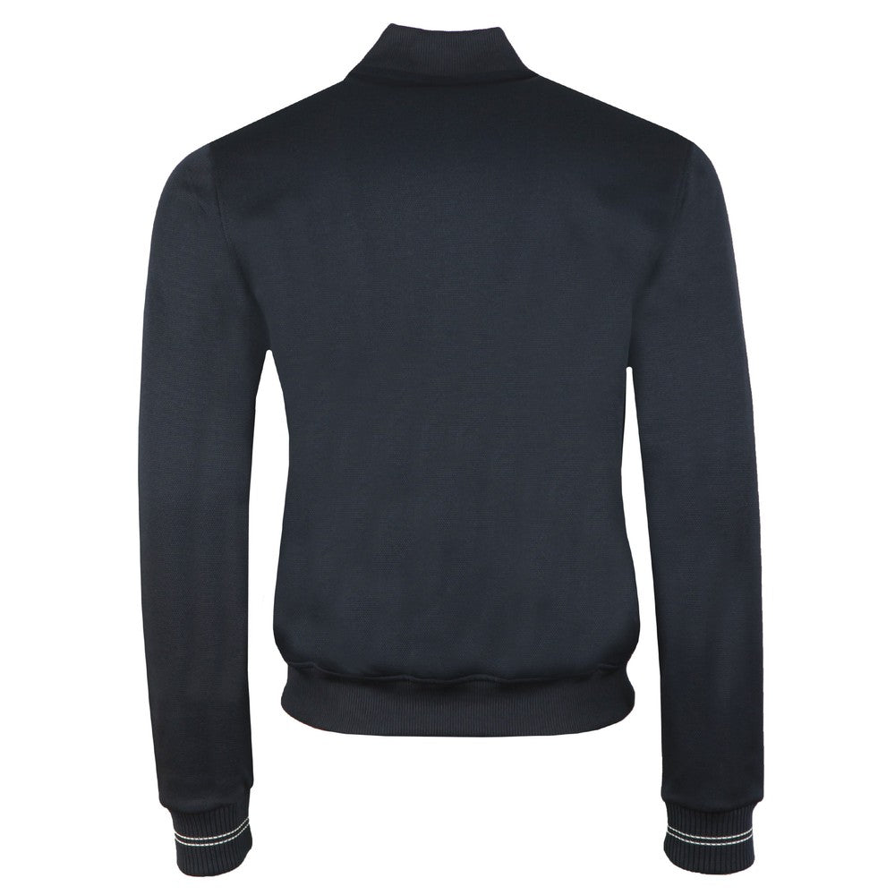 Fred Perry Black Bomber Neck Track Jacket