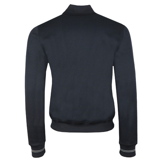 Fred Perry Black Bomber Neck Track Jacket