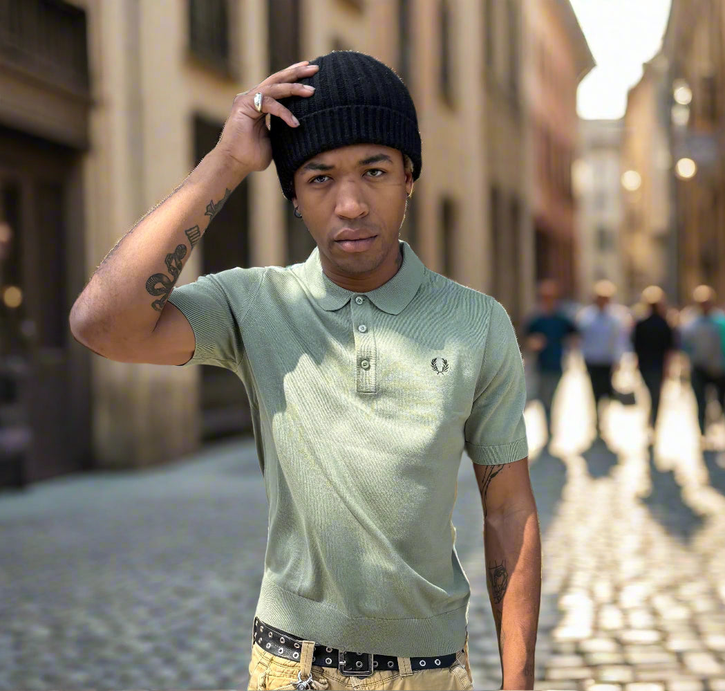 Fred Perry Cotton Knitted Shirt