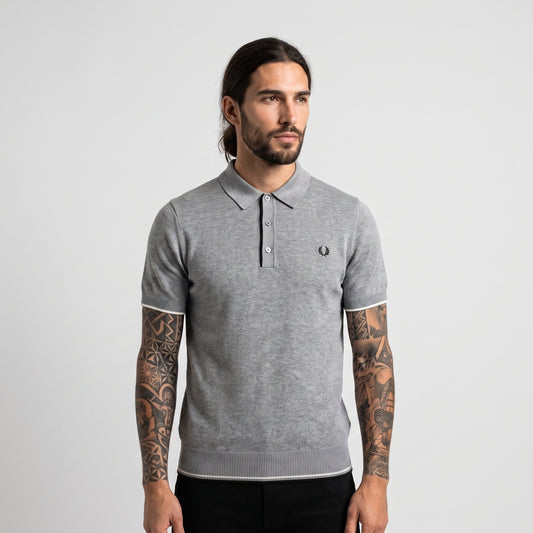 Fred Perry Tipped Knitted Shirt