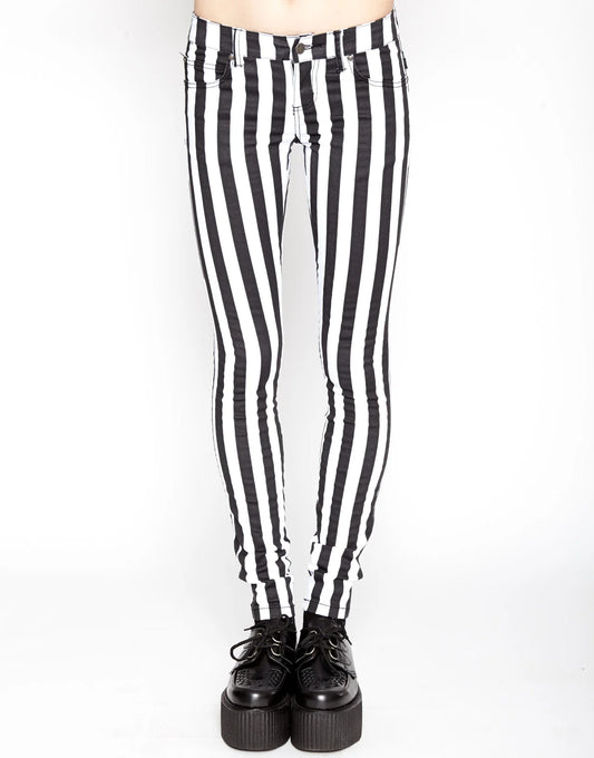 Tripp NYC High Waist T-Back Jeans Stripes