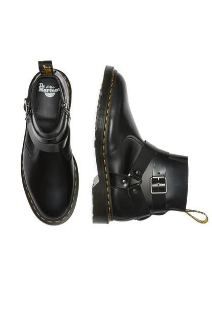 Jaimes Leather Harness Chelsea Boots