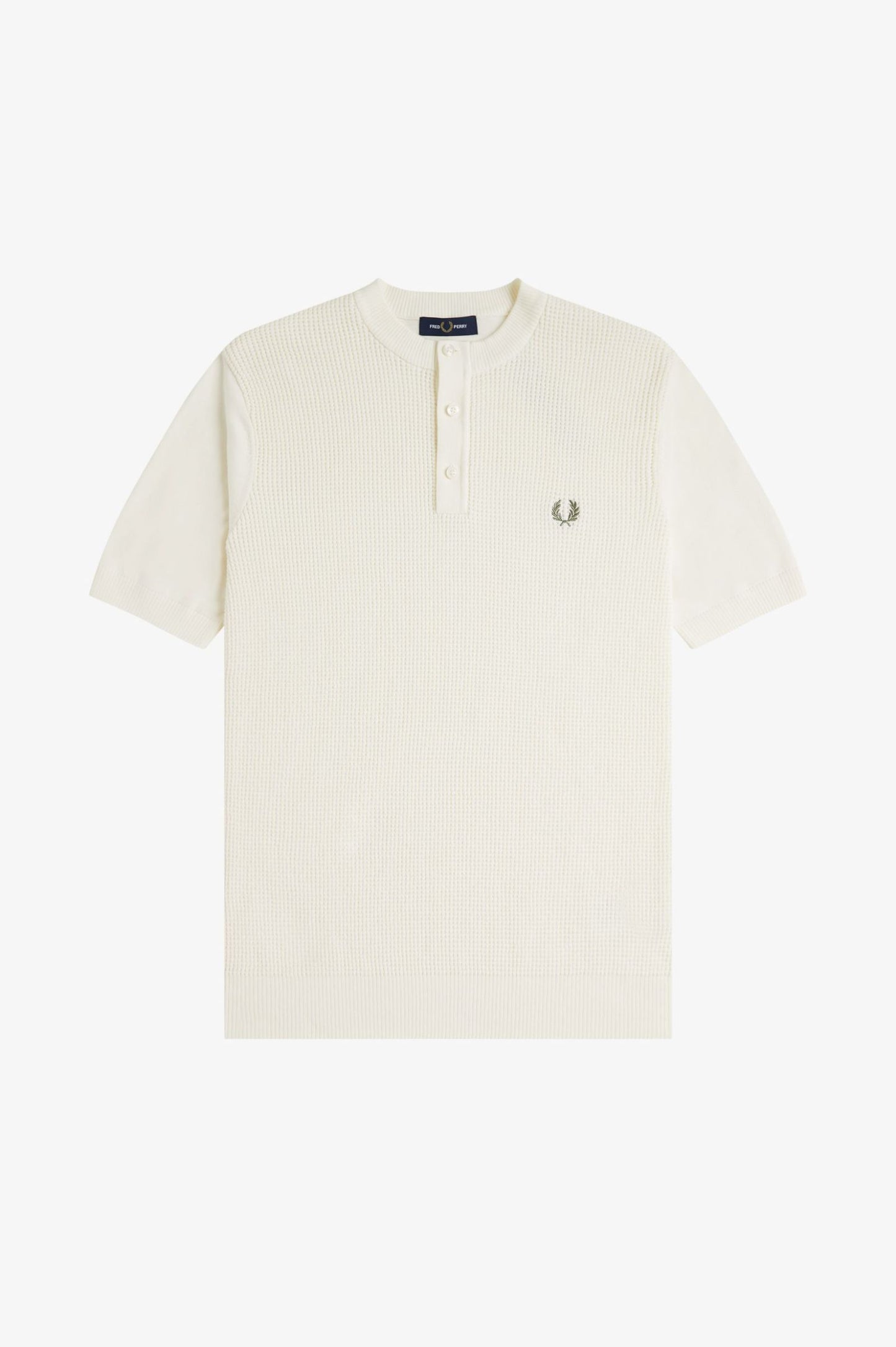 Fred Perry Waffle Stitch Henley Shirt