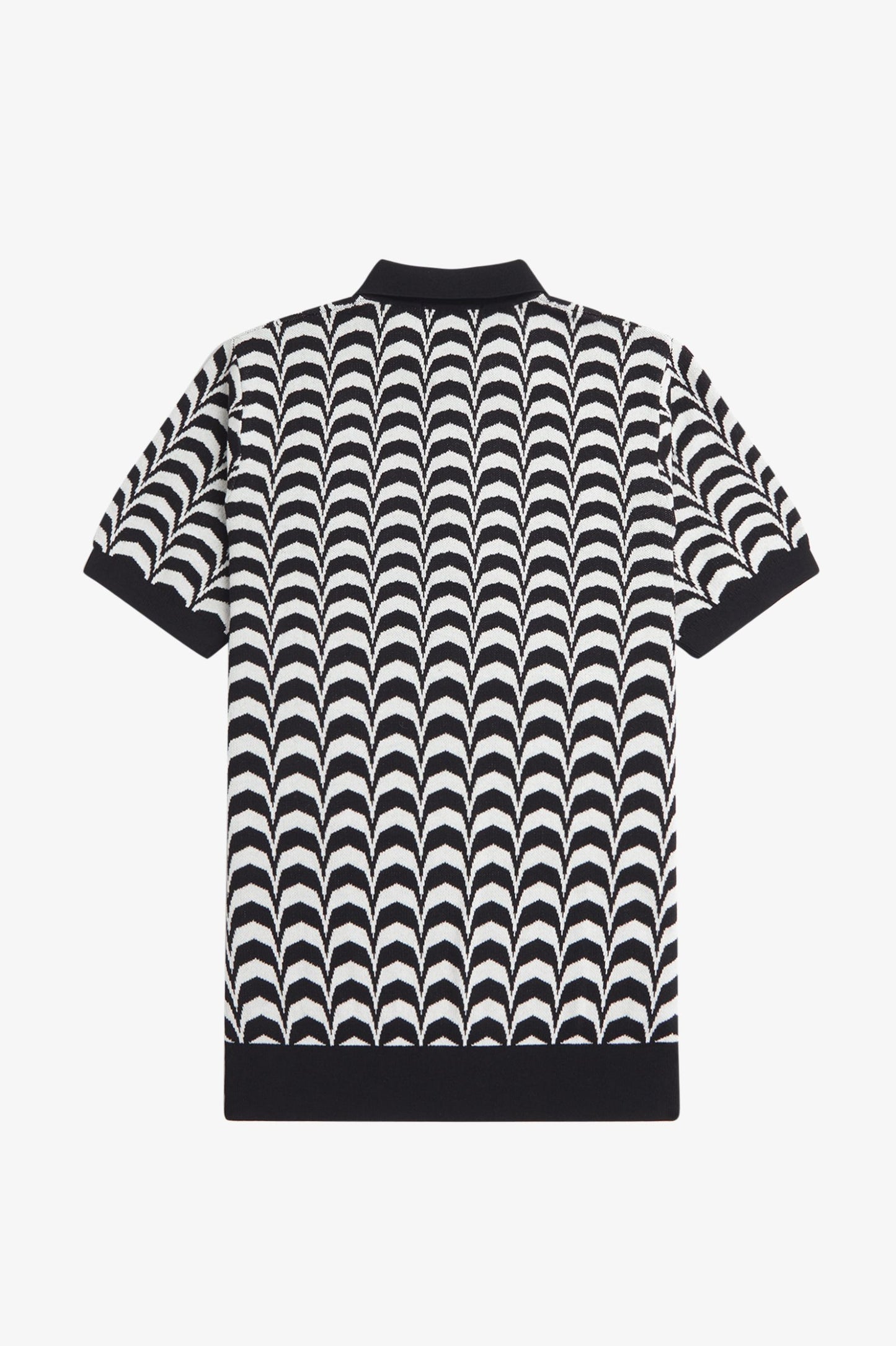 Fred Perry Jacquard Knitted Shirt Fred Perry