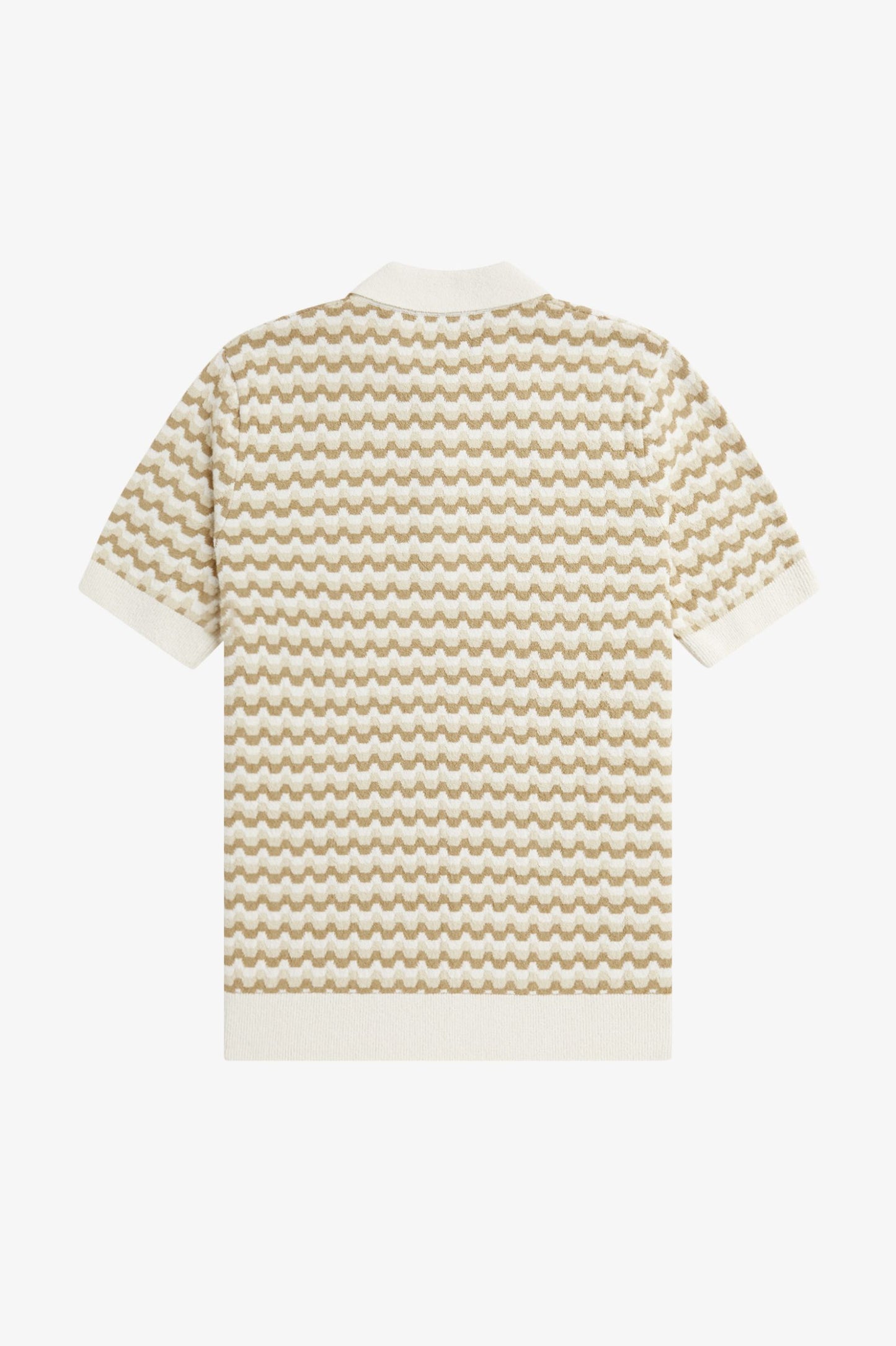 Boucle Jacquard Knitted Shirt