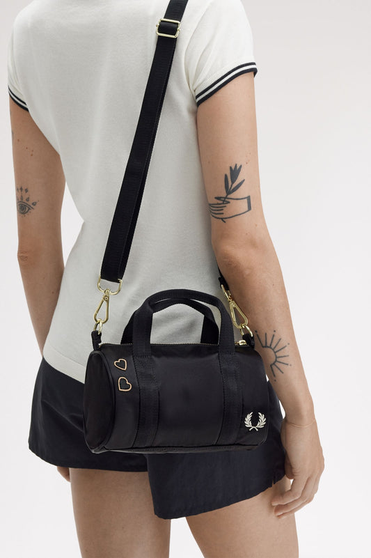 Amy Mini Satin Barrel Bag