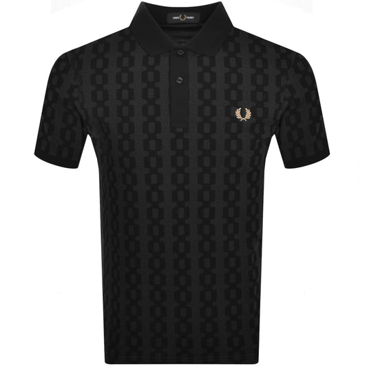 Fred Perry Cable Print Polo Shirt
