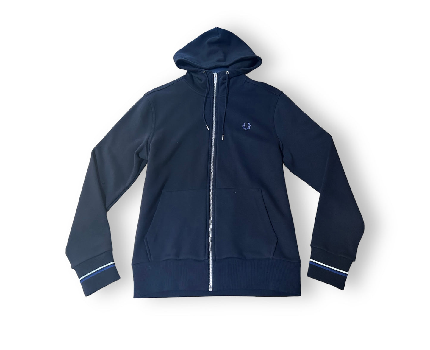 Fred Perry Hooded Zip Through Sweatshirt