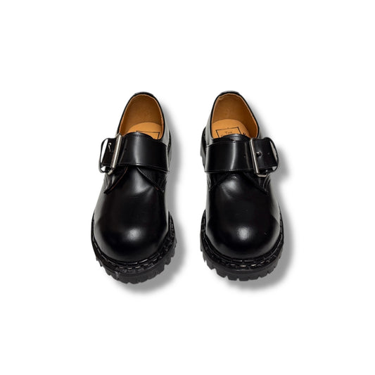 GRIPFAST Black s/Cap Monk Shoe