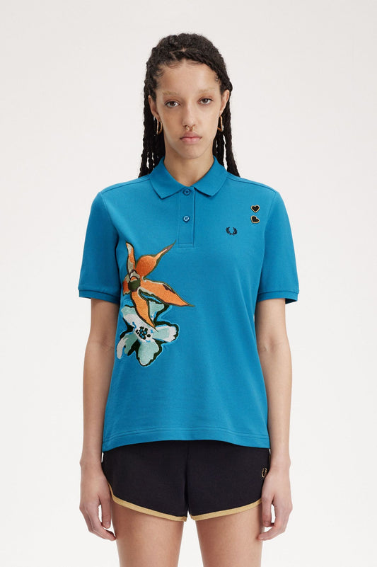 Embroidered Fred Perry X Amy Winehouse  Shirt