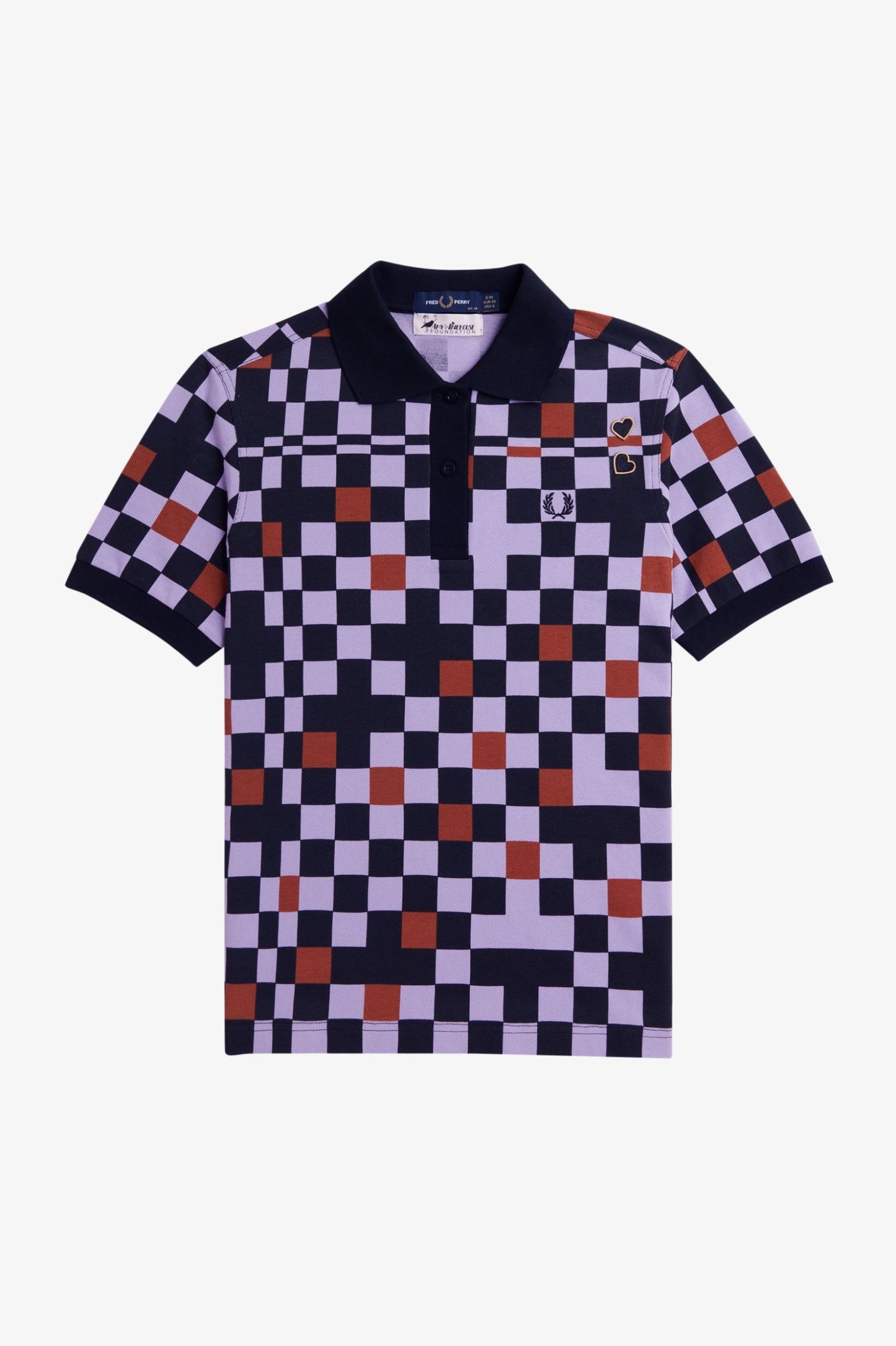 Amy Winehouse Printed Fred Perry Shirt
