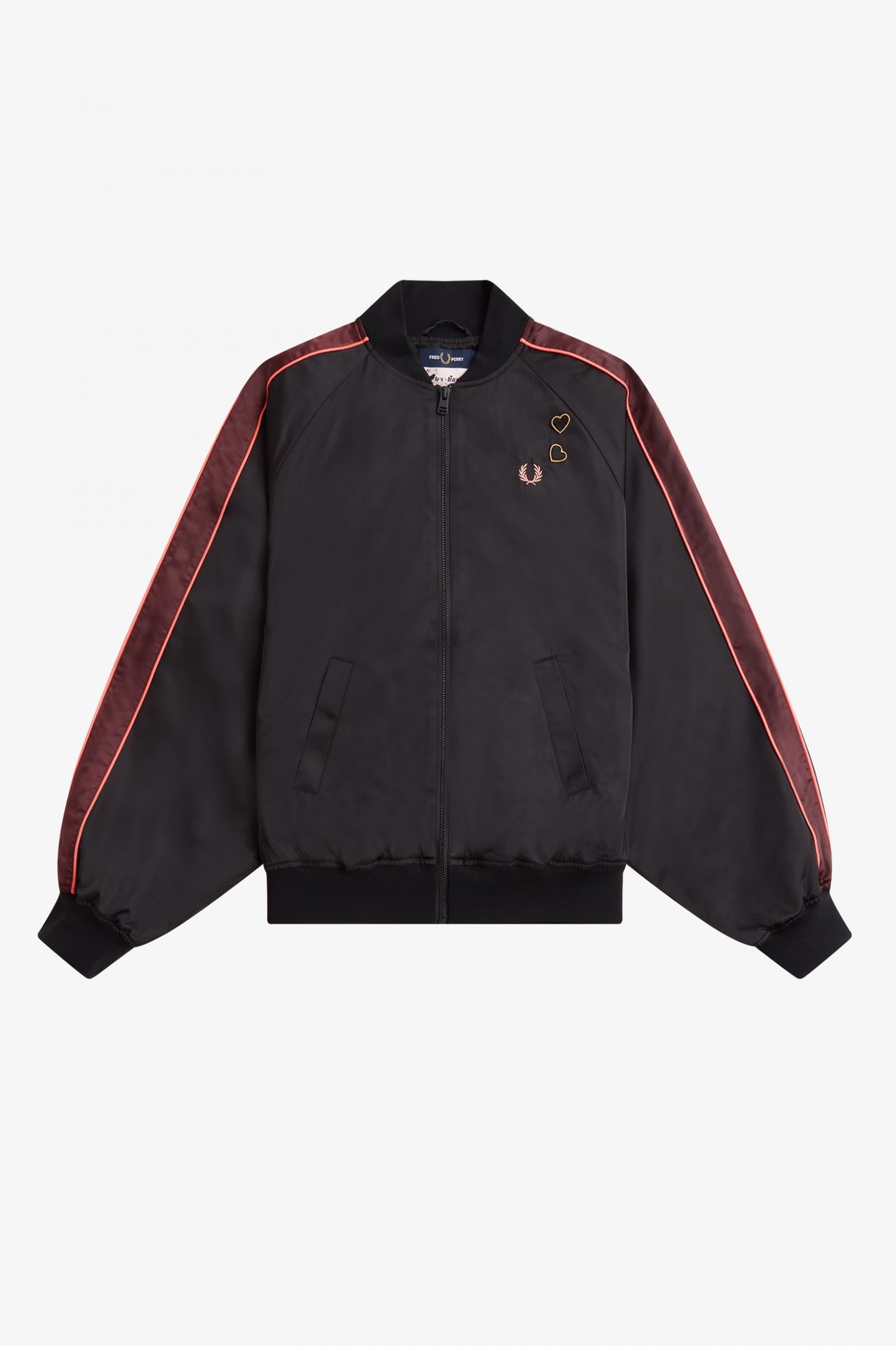 Amy Winehouse Black Printed Lining Bomber Jacket