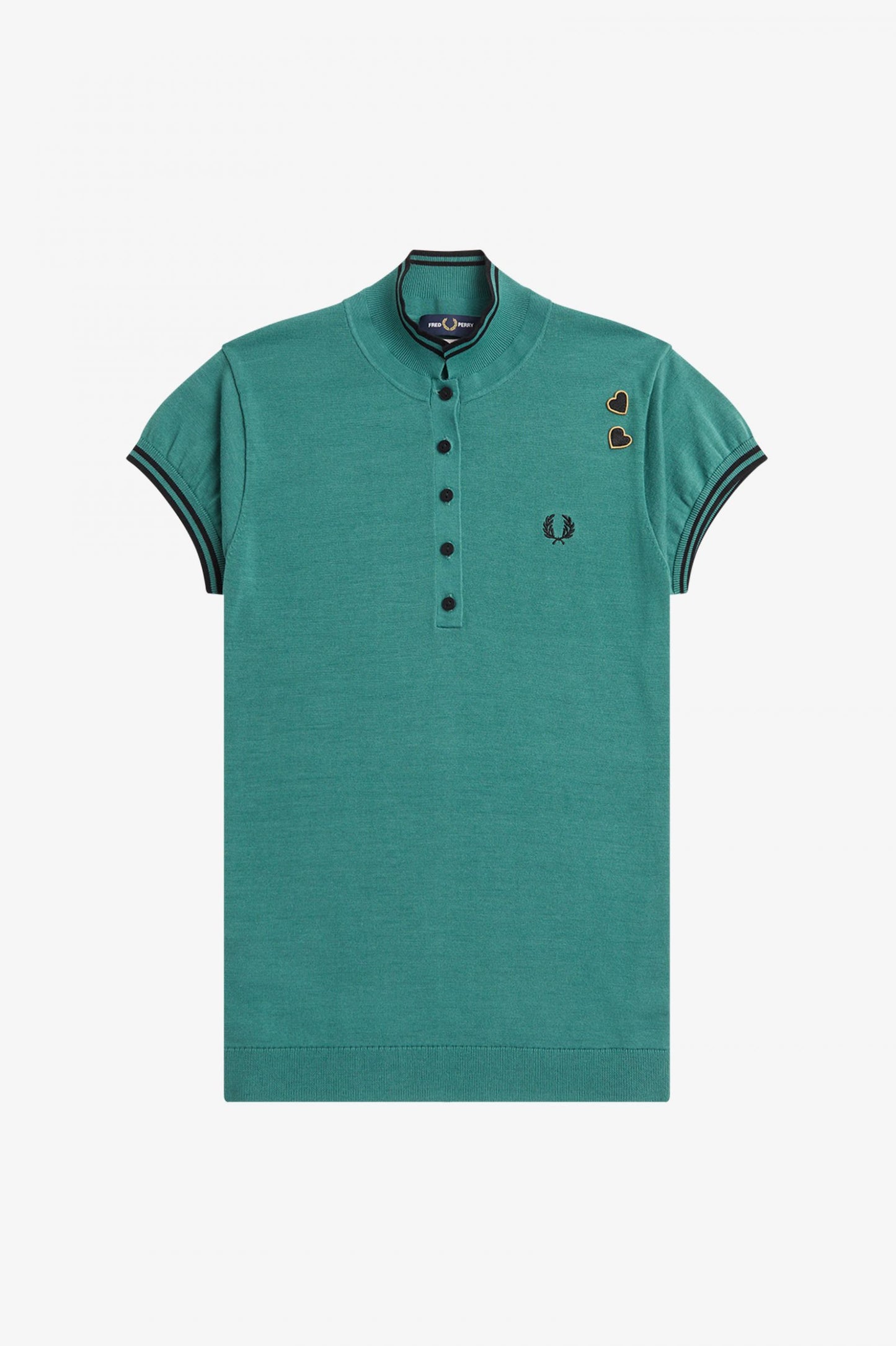 Amy Winehouse Deep Mint Knitted Shirt