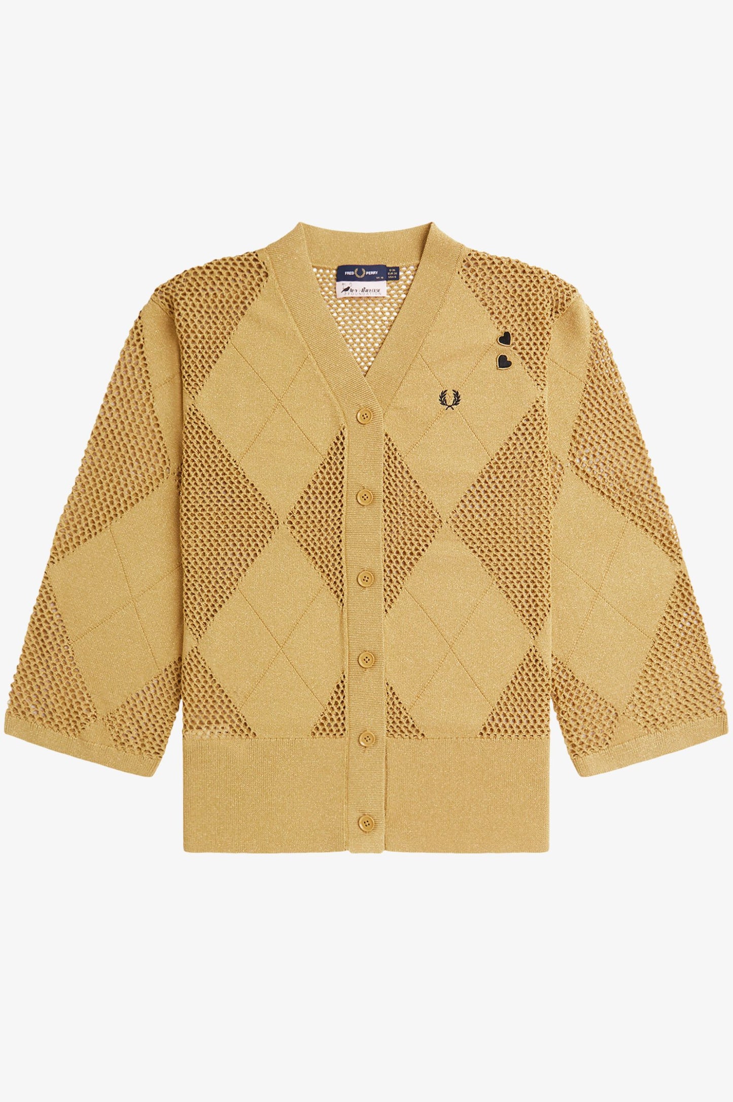 Amy Winehouse Argyle Knitted Cardigan