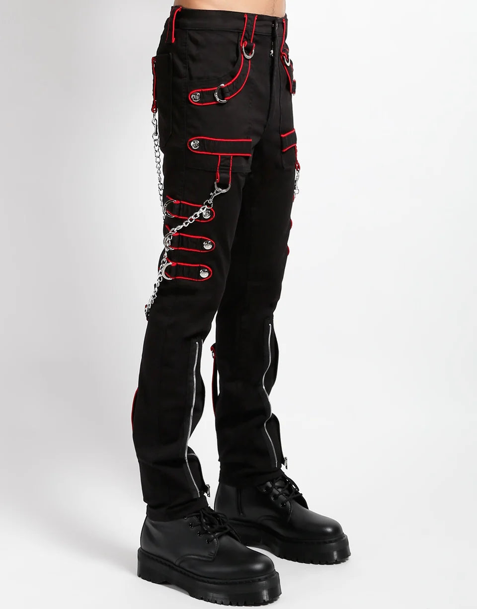 Band Pant Red