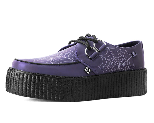T.U.K Midnight Chameleon Glow Spiderweb Mondo Creeper
