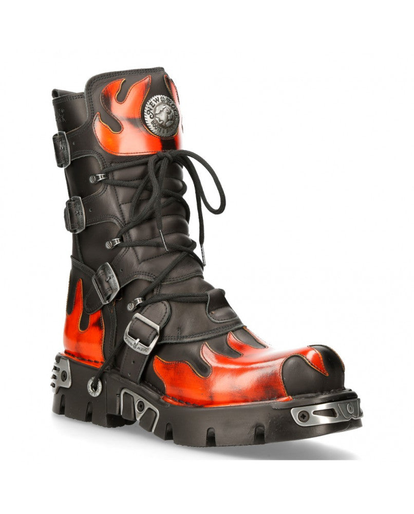 New Rock Boot BLACK REACTOR M-591