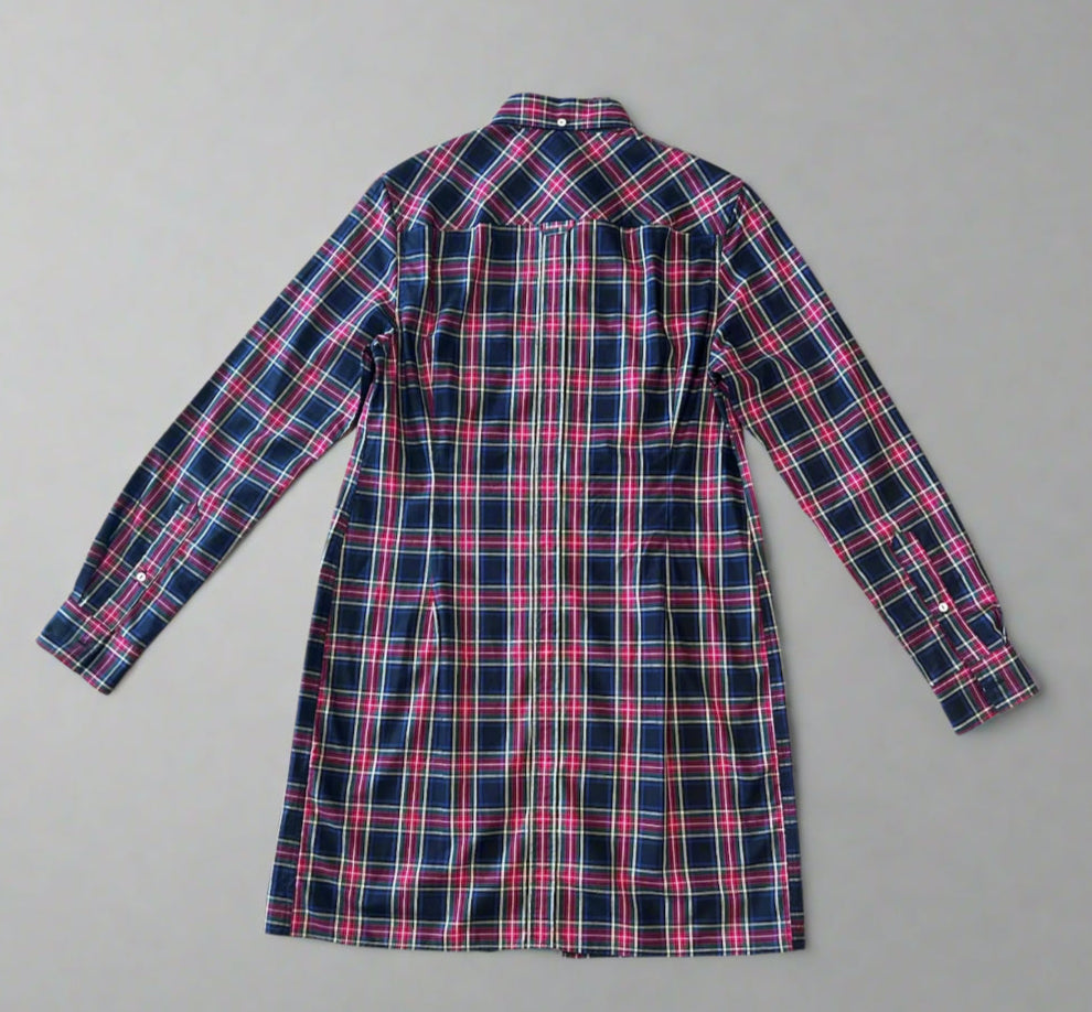 Fred Perry Long Sleeve Tartan Shirt Dress