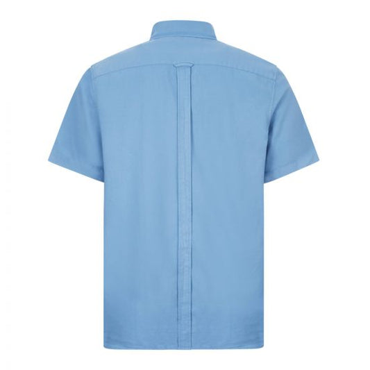 Fred Perry  Short Sleeve Shirt Overdyed - Riviera Blue