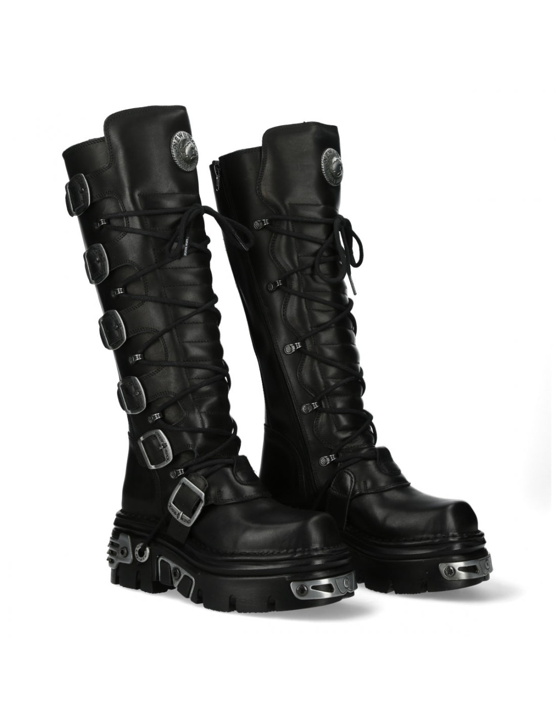 New Rock High Boot Black REACTOR M-272-S1