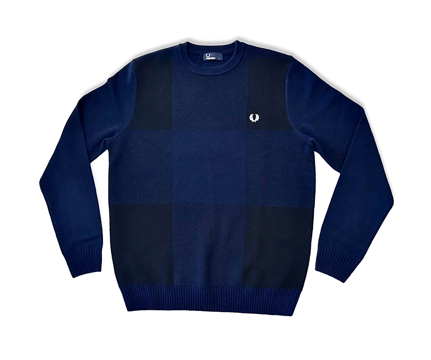 Gingham Crew Neck Jumper