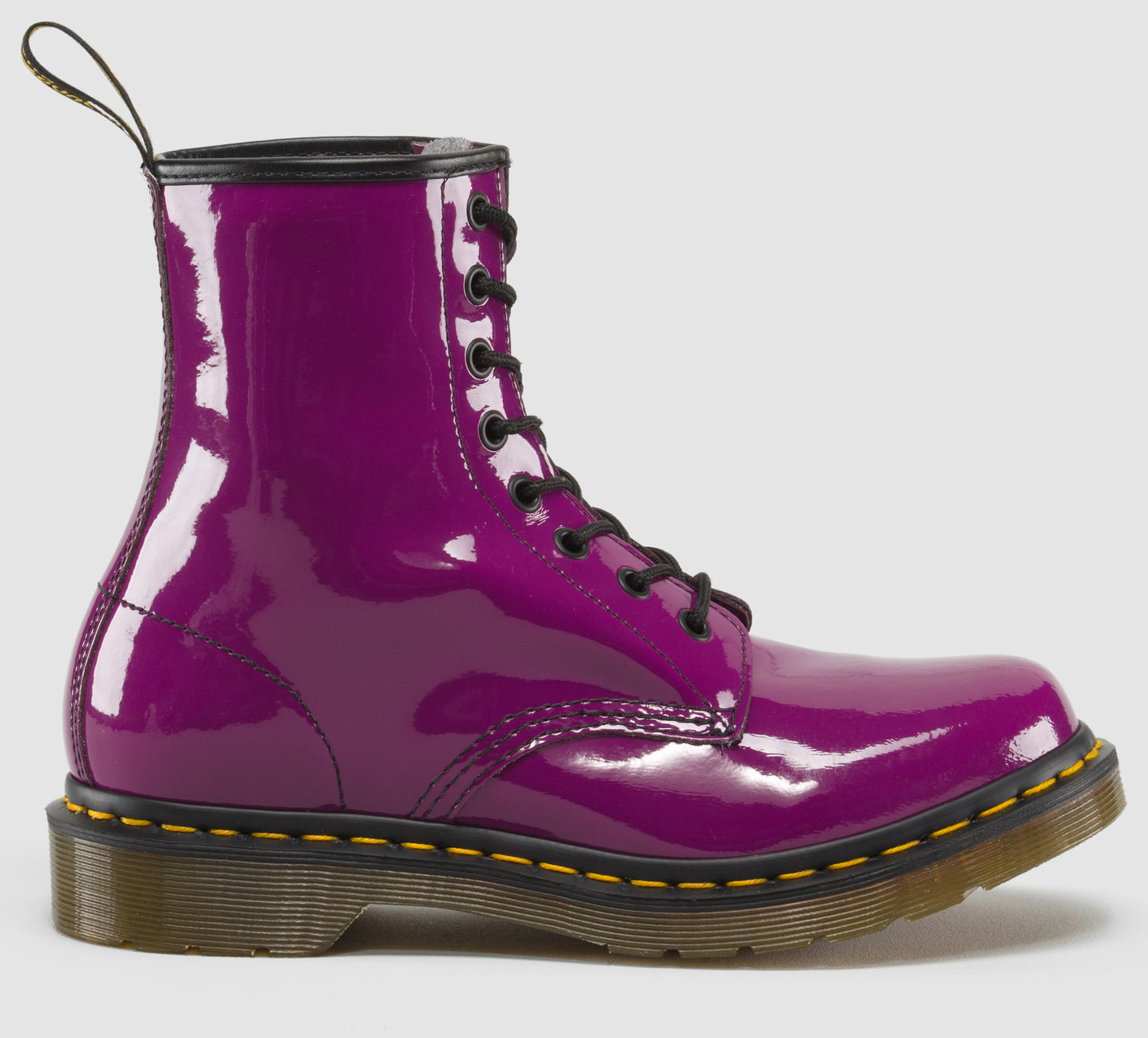 1460 PURPLE PATENT BOOT