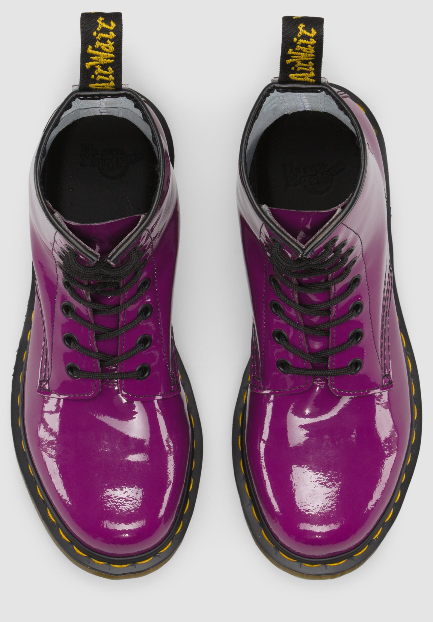 1460 PURPLE PATENT BOOT